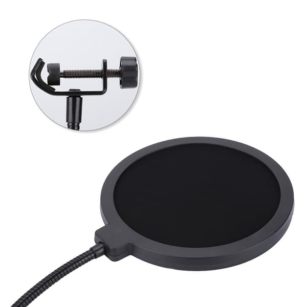 15,5 cm Diameter Pop-up Filter Spray Hood Mikrofon Opptaksstudio Pop Shield Mikrofonfiltermaske