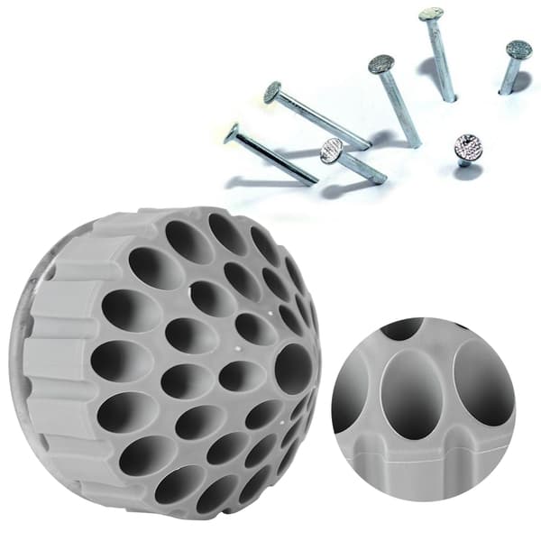 Roterbar borholder drill bit tapp stativ slipe verktøy organizer boks (Grå)