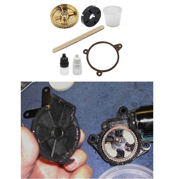 Headlight Bronze Gear Fixes Headlight Motor with Failed Nylon Gear for C5 Chevy Corvettes 1997-2004