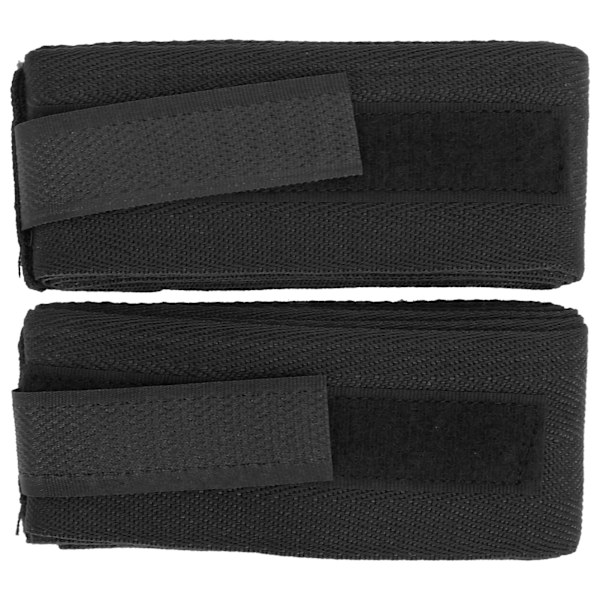1 par boxningshandskar bandage bomull Muay Thai Arts elastiska handomslag för män kvinnor svart
