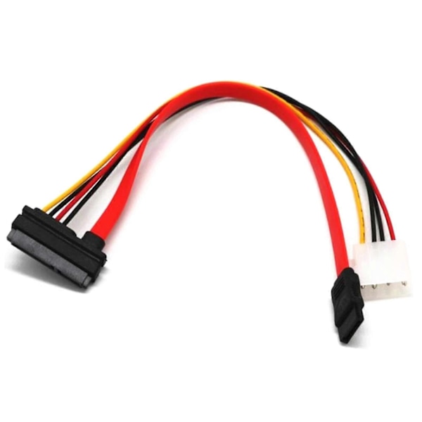 Sata 4 Pin Ide + Sata 15pin 7 Pin Överföring Integrerad Data Strömförsörjningskabel