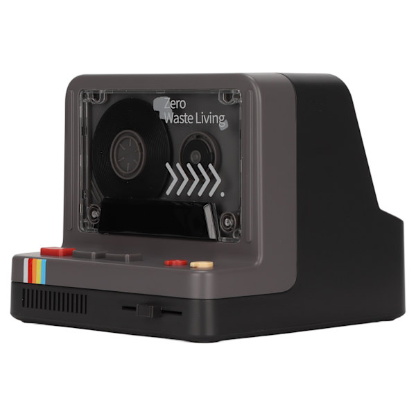 Bluetooth kassettspelare bärbar stereo retro Bluetooth-högtalare stöder Bluetooth AUX och minneskort svart