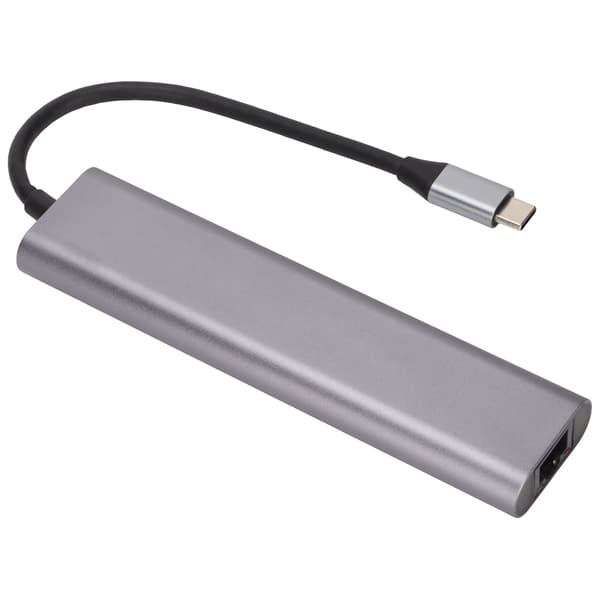 Dockningsstation 5 i 1 Typ C till High Definition Multimedia Interface USB-port 5 Gbps snabb överföringshubb