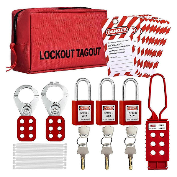 Lockout Tagout Kit, Lock Out Tag Out Kits Elektrisk