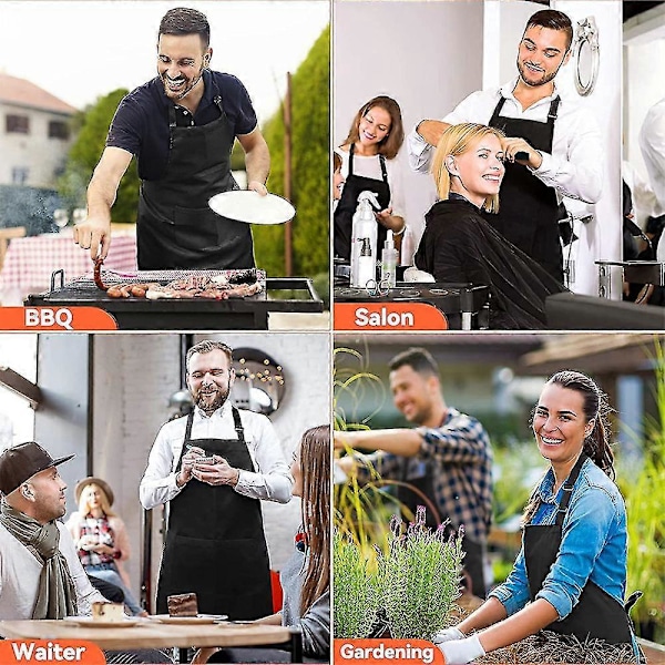 2 stk. Forkle Hengende Nakke Fargerik Stripet Bakeforkle Hjem