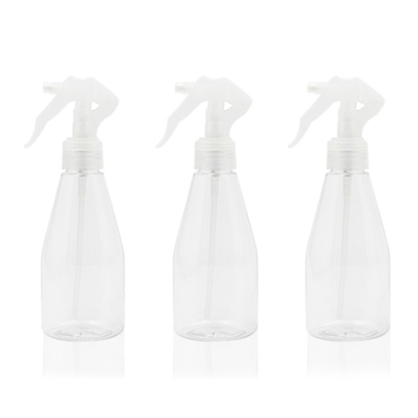 3Pcs Empty Spray Bottle 200ml Refillable Reusable Adjustable Hydraulic Pressure Water Spray Bottle for Water Hair Care Solution