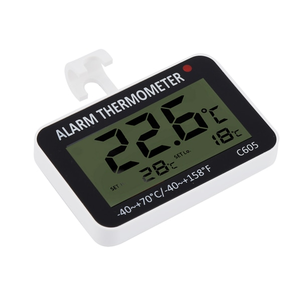Stort LCD-kylskåp Kyl och frys Digital termometer temperaturmätare med stativ