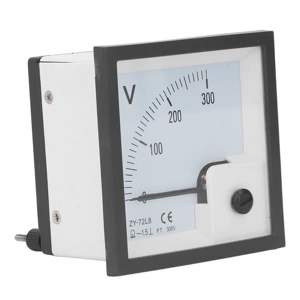 Analog Voltmeter 0‑300V Pekare Volt Mätare Panel Nål Spänningsmätare för Utrustning