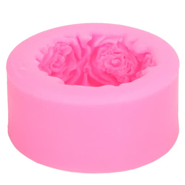 Silikone Fondantform Rosamønster Meget Holdbart Nonstick Design Bredt Anvendte Silikoneforme