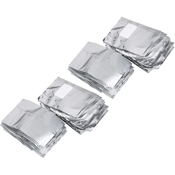 Nagelfolie Gel Wraps - 100 st, Soak Off Akryl Remover