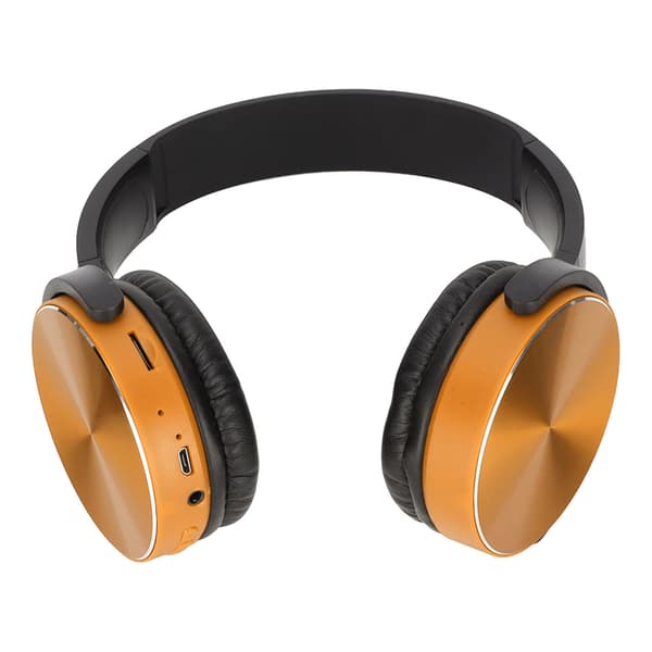 450BT Bluetooth-headset Subwoofer Justerbart Multifunktionellt Trådlöst Kortspelheadset för spel Guld