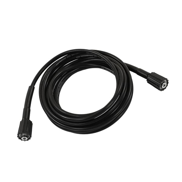 9m högtryckstvättslang biltvättslang explosionssäker PVC-gummivattenrengöringsförlängningsrör 2 ändar M22 insats 15MM