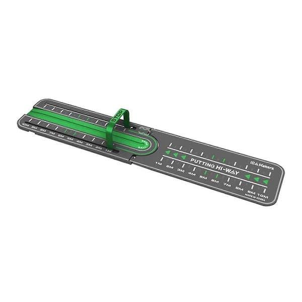 Holdbar Golfs Putting Alignment Rail Folding Golfs Træningsenhed Gave til Golfspillere A