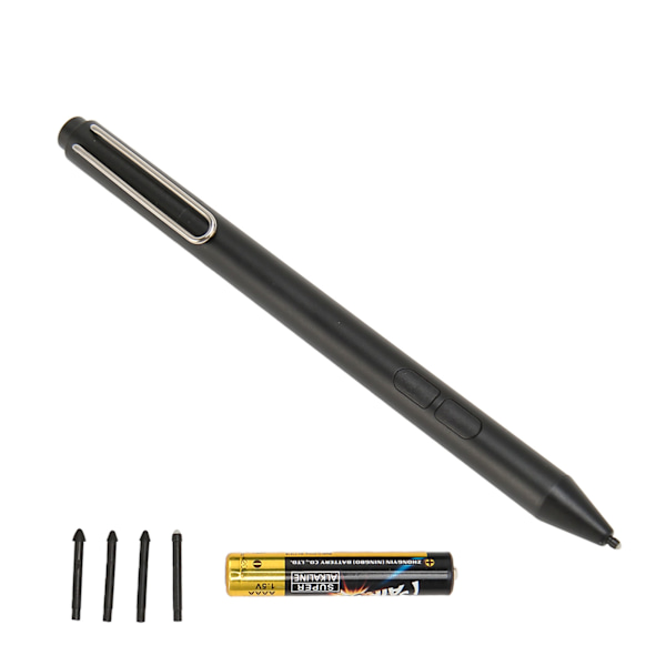 Active Stylus 4096 Level Press Sensitive Tilt Funktion Kapacitiv Stylus Pen för Microsoft Black