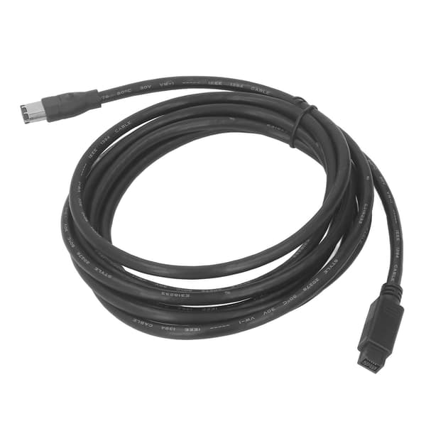 IEEE1394 Firewire DV-kabel 9-pin til 6-pin hann til hann Firewire-kabel for videokamera, digitalkamera, skriver, skanner