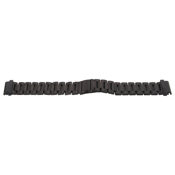 Utskifting av klokkebånd i rustfritt stål, dobbel spenne 24 mm for Garmin Fenix ​​7S 6S 5S Black