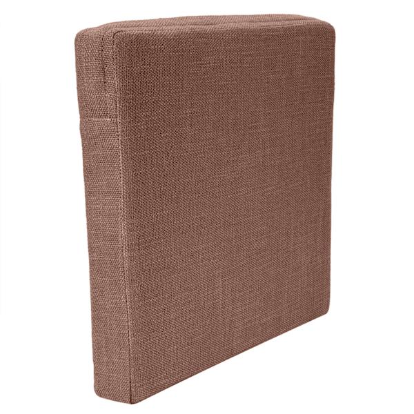 Husholdnings Firkantet Blød Yoga Gulvpude Aftagelig Vaskbar Meditationsmåtte Pude Kaffe 40 x 6 cm (L x B x H)