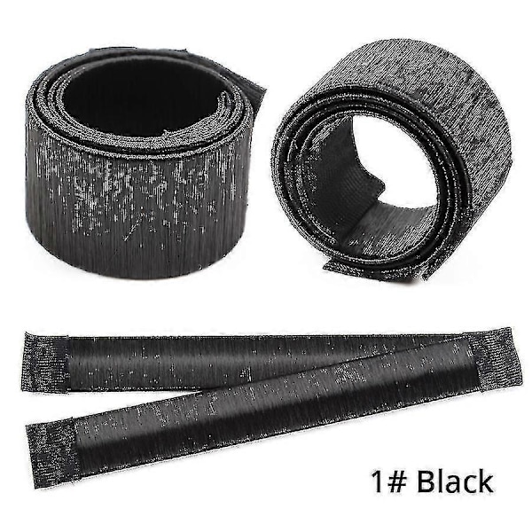 2 stk. Magisk Hårknute Maker, Rask og Enkel Donut Hårknute Maker DIY Fransk Twist Hårknute Former For Jenter Kvinner (svart, Lys Brun, Mørk Brun) (d-v2) svart