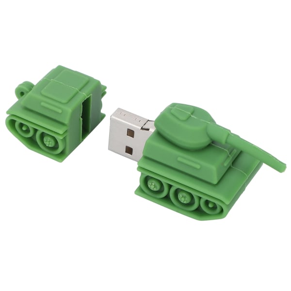 Flashminne Bärbar Cartoon TankShaped 2.0 USB Pendrive Disk för PC Tablet Information Lagring Dataöverföring (64GB)
