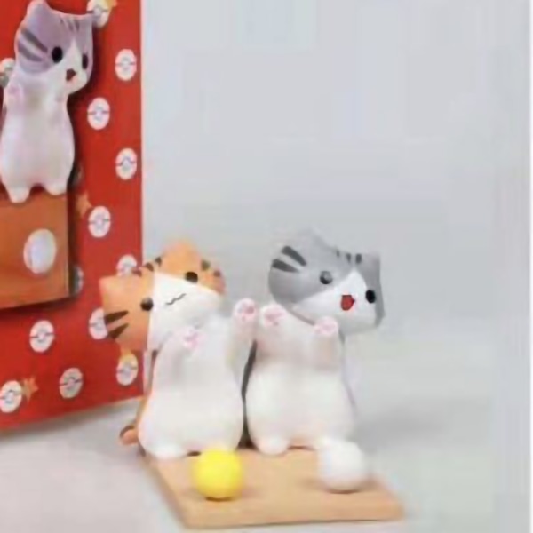 Cute Cat Smartphone Stand Safe PVC Mångsidig Desktop Cartoon Cat Telefonhållare för mobiltelefoner A