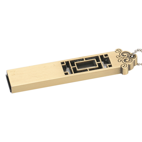 Vattentät USB 2.0 U Disk Aluminiumlegering Bärbar Säker Flash Drive Mini U Disk32GB