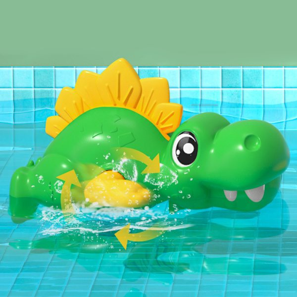 Baby Badelegetøj Flydende Optræk Dinosaur Badekar Legetøj Swimmingpool Spil til Børn Drenge Piger