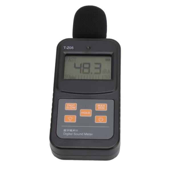 Digital lydniveaumåler Decibelmåler 30 til 130dB Lydstøjvolumenmåleapparat Lydtester Smart Sensor Decibelmonitor