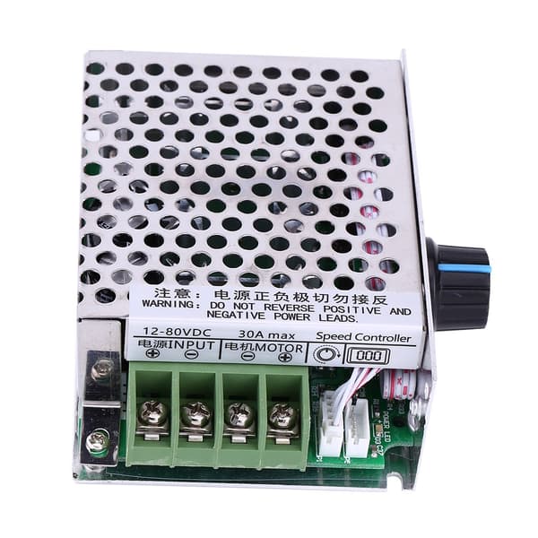 12V-80V DC 30A PWM Variabel Digital LCD Display DC Motor Hastighedsregulator Med Kabinet