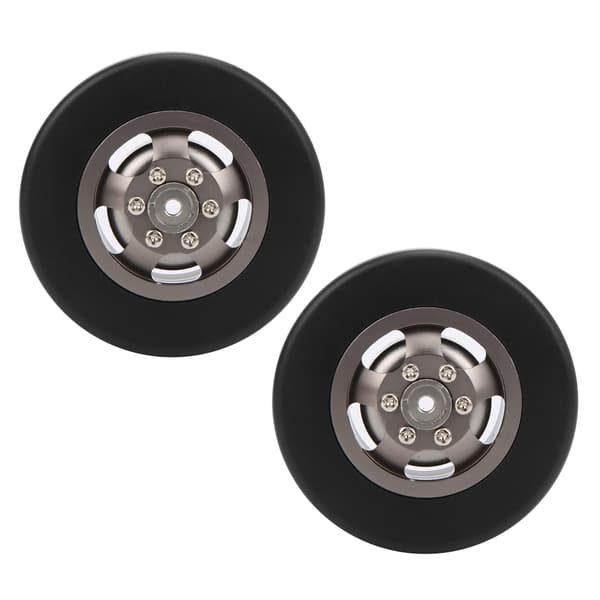 54 mm fälgdäcksmodifieringsdelar tillbehör passar för WPL D12 1/10 RC bilmodell titanfärg