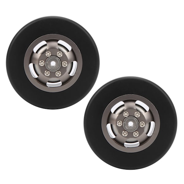 54 mm fælgdæk modifikation dele tilbehør passer til WPL D12 1/10 RC bilmodel titanium farve