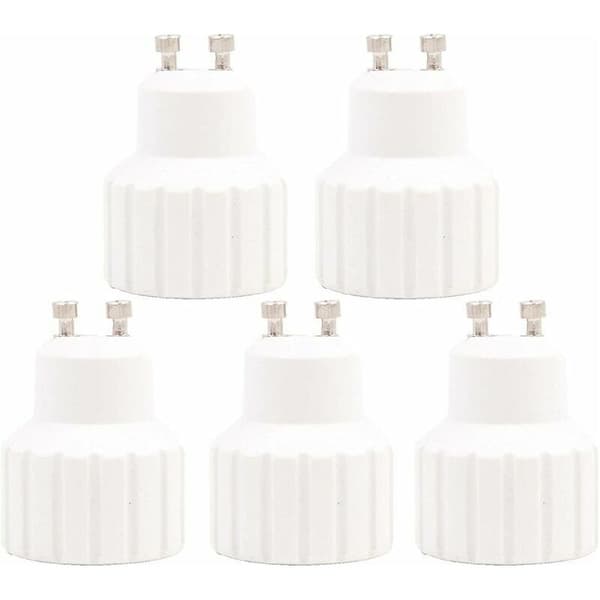 GU10 til GU10 Lampefatningsadapter - Lampeadapter - Fatningsadapter for LED Halogenpærer (5 stk)