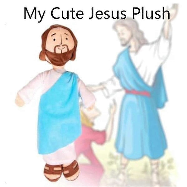 Ystäväni Jeesus pehmolelu Hymyilevät ystävät pehmolelu Klassinen Kristus Uskonnollinen Jeesus Täytetty pehmonukke Lelut