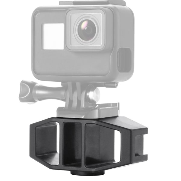 Ulanzi Vlogging Stand Bracket Double Cold Shoe Mount 1/4 tums stativgänga för GoPro