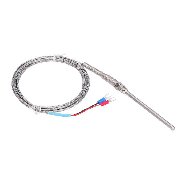 K Typ Temp Termoelement Temperatursensor Thermal sond Rostfritt stål 0~600℃ WRNT187(Röd Svart Linje Typ 3 Meter)