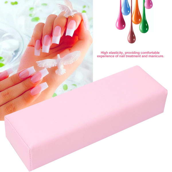 Nail Art Håndpude Skønhedssalon Blød Hånd Armlæn Holder Pude Manicure Værktøj Pink