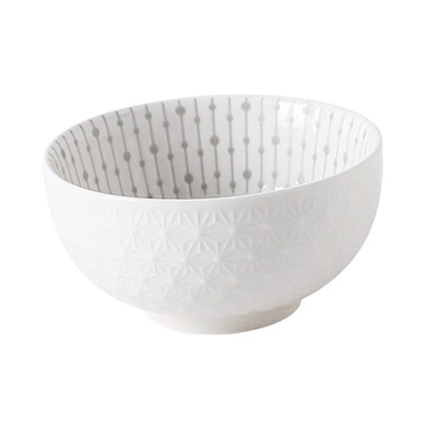 Soppskål 4,5 tum Liten skål Keramik Prägling Underglasyr Färg Minimalistisk Lätt att rengöra Serveringsskål för kök Hem