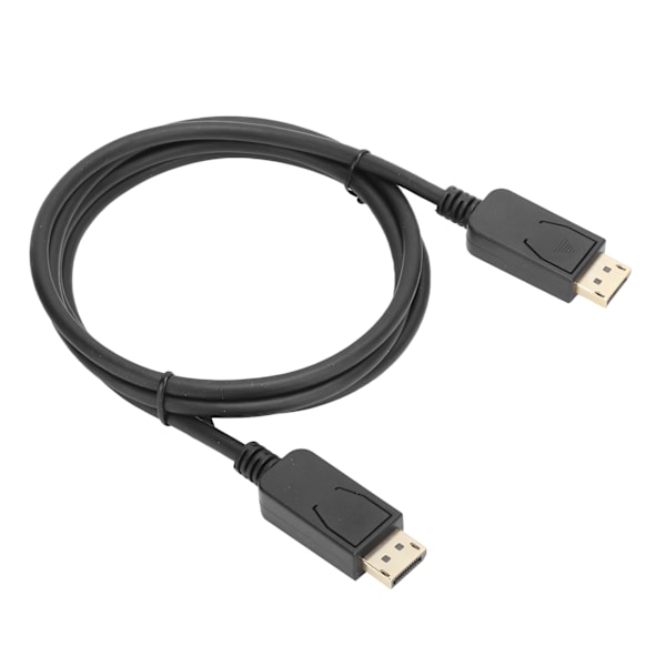 DP til DP-kabel Svart ABS-material Versjon 1.2 for dataskjermkonverter 4k 60hz 5 meter