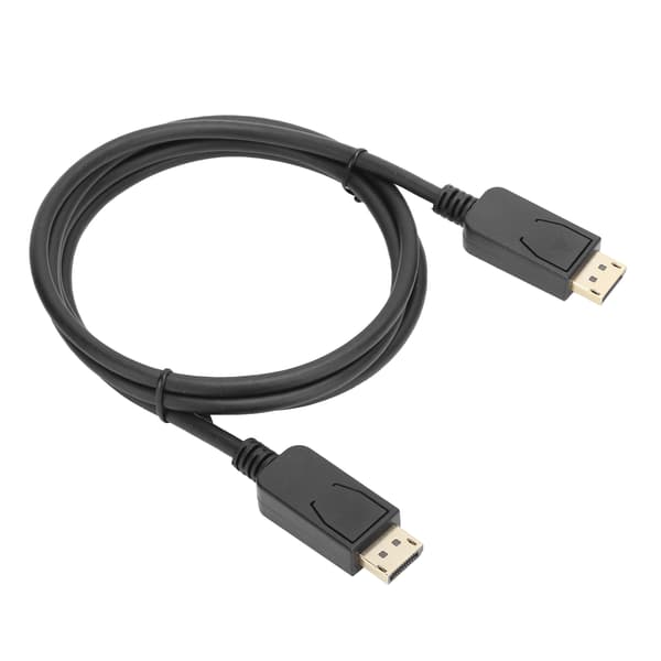 DP til DP-kabel Svart ABS-materiale Versjon 1.2 for dataskjermkonverterer 4k 60hz 5 meter