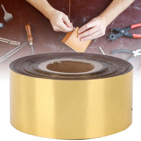 Varmstempling Folie Papir Lær Klut Pakke Eske DIY dekorasjon Tilbehør 3 cm Bredde 120 Meter/ RollGold
