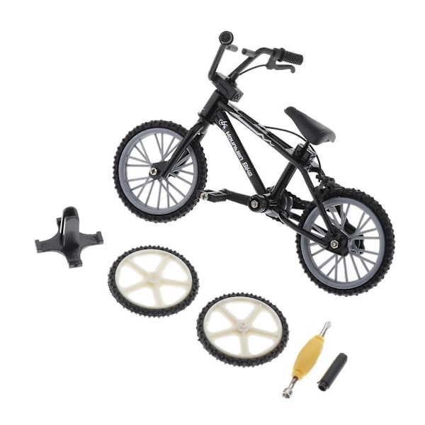 Finger cykel model legetøjssæt Sort