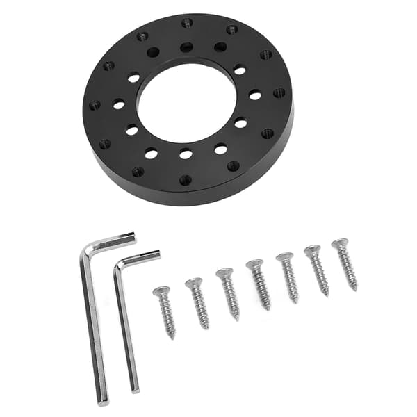 73 mm ratadapterplade, aluminiumlegering, sokkelring til Logitech G25 G27 til Sparco
