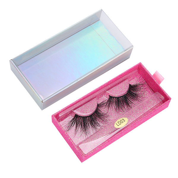 5D 25mm Falska Ögonfransar Makeup Falska Ögonfransar Fluffy Curling Långa Falska ÖgonfransarLD03