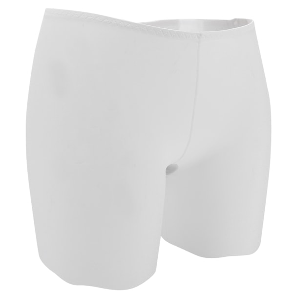 Kvinnors halkshorts stretchiga lätta anti-skav kvinnor leggings för under klänning vit M