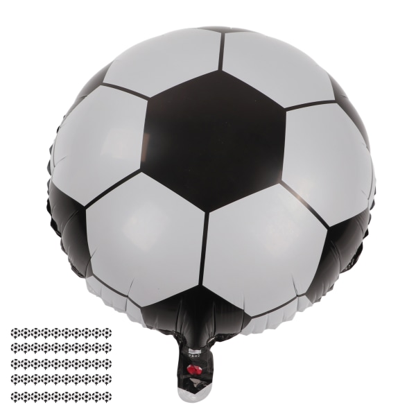 50 stk ballong aluminium film materiale fotball form store ballonger for foto rekvisitter fester dekorasjon