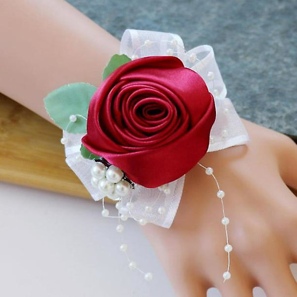 Handgjord Blush Armbandsblomma