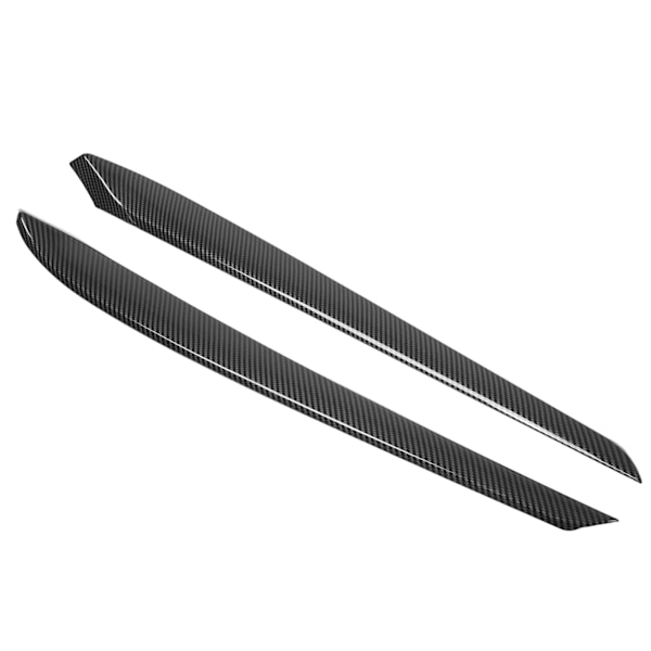 1 par bil inredning dörr trim cover kolfiber mönster dörr panel dekoration ersättning för Tesla Model 3 Y