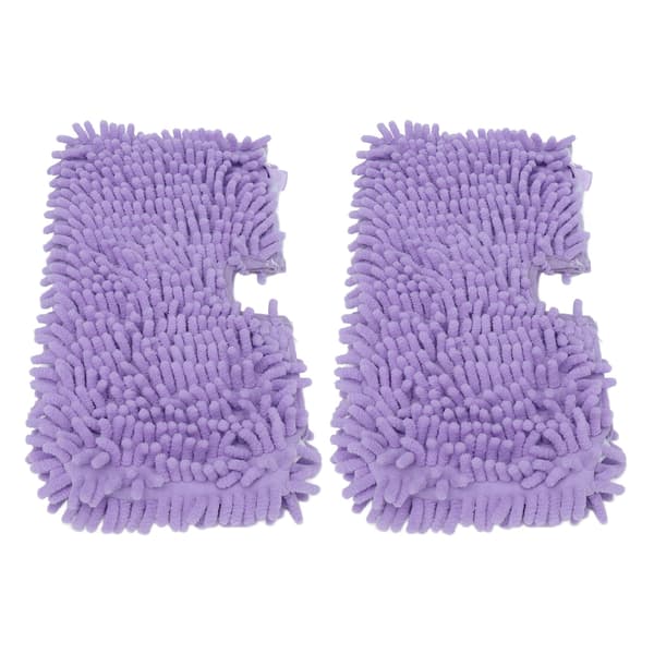 2 STK Mopp Erstatningsputer Myk Mikrofiber Mopp Klut Tilbehør Passer til Shark S3601 S3501 Lilla