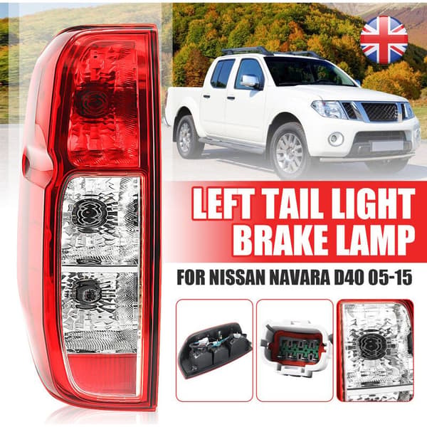 (Vänster) 1 st. vänster baklykta för Nissan Navara D40 2005-2015 Ute
