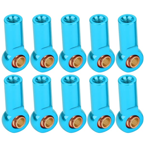 10 stk RC Bil Trekkstang Metallkuleledd Tilbehør for AXIAL SCX10 1/10 Blå