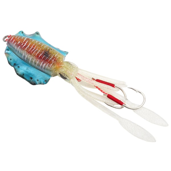 Pehmeä valoisa kalastussyötti UV Octopus Squid Lure -kalastustarvikkeet3#